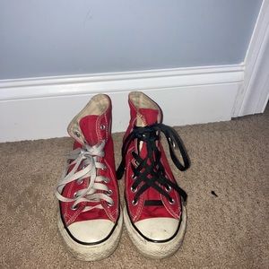 COPY - Red High Top Converse